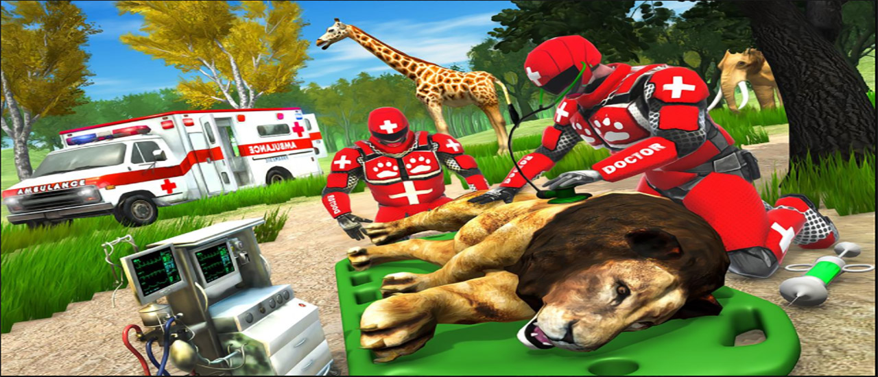 Real Doctor Robot Animal Rescue