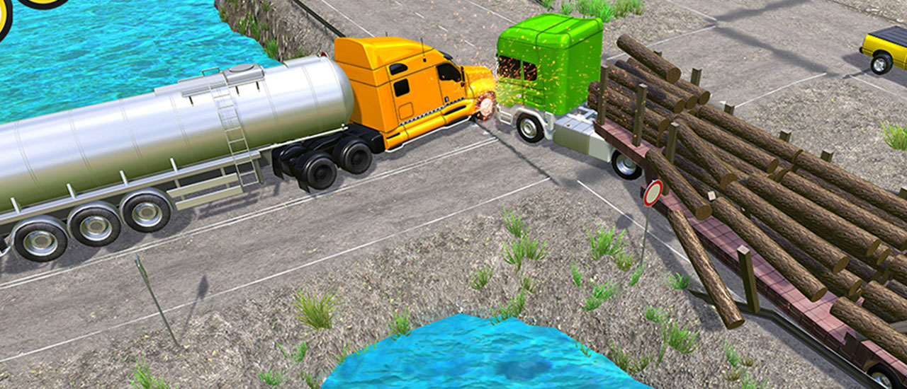 off road Oil Tanker Transport Truck