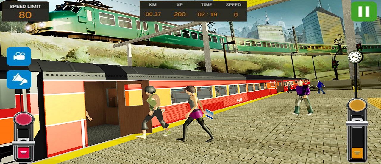 Modern Train Driving Simulator: City Train Games