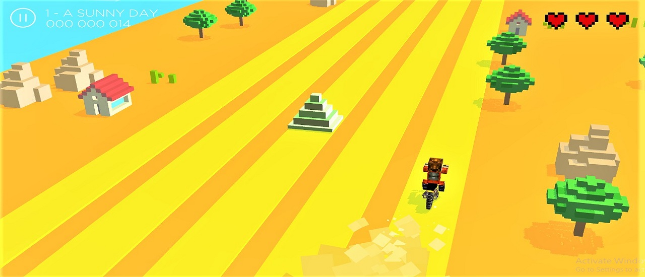 Infinite Bike Runner Game 3D