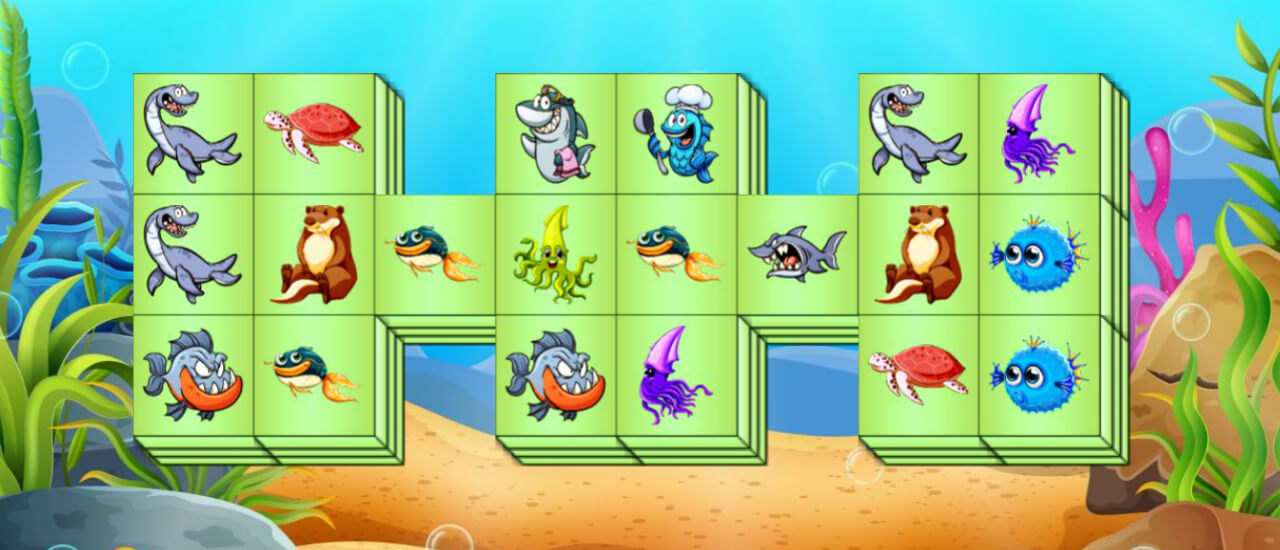 Aquatic Triple Mahjong