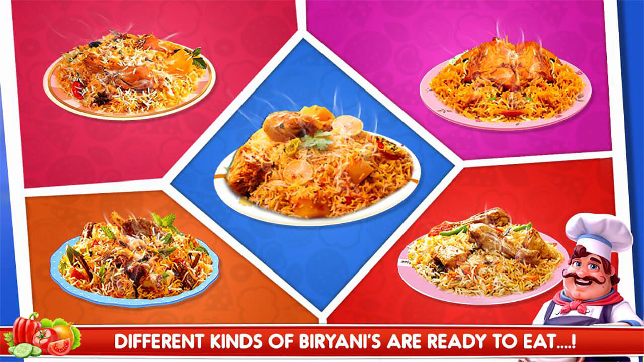 Biryani Recipes and Super Chef Cooking Game